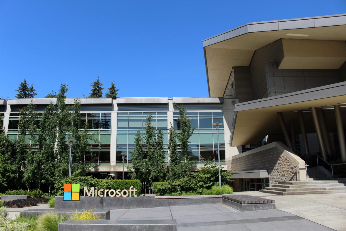 Microsoft Building 92 at the company campus in Redmond, Washington