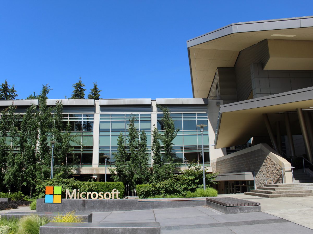 Microsoft Building 92 at the company campus in Redmond, Washington