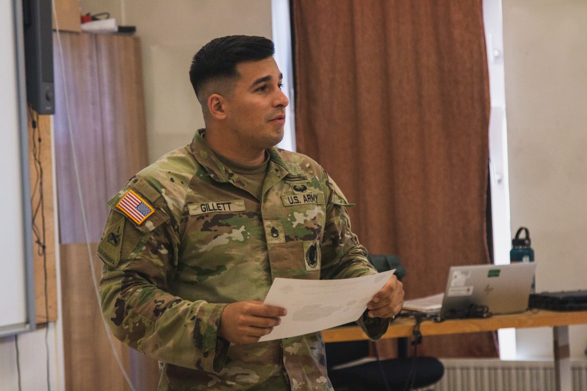U.S. Army Stryker soldiers at Rose Barracks, Vilseck, Germany