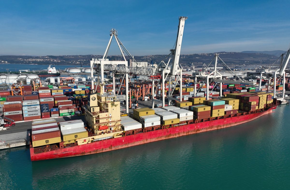 MSC HARMONY III container ship in Port Koper