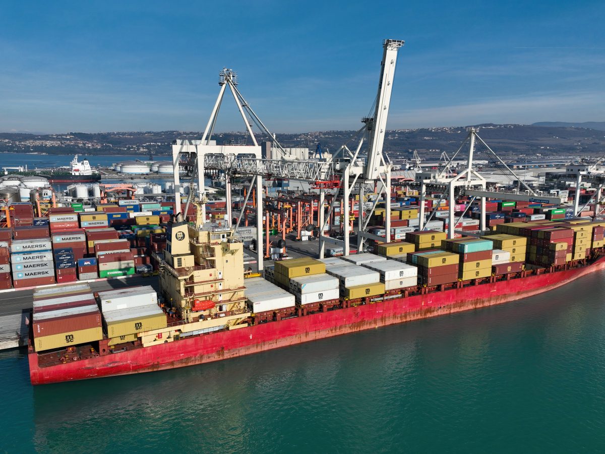 MSC HARMONY III container ship in Port Koper