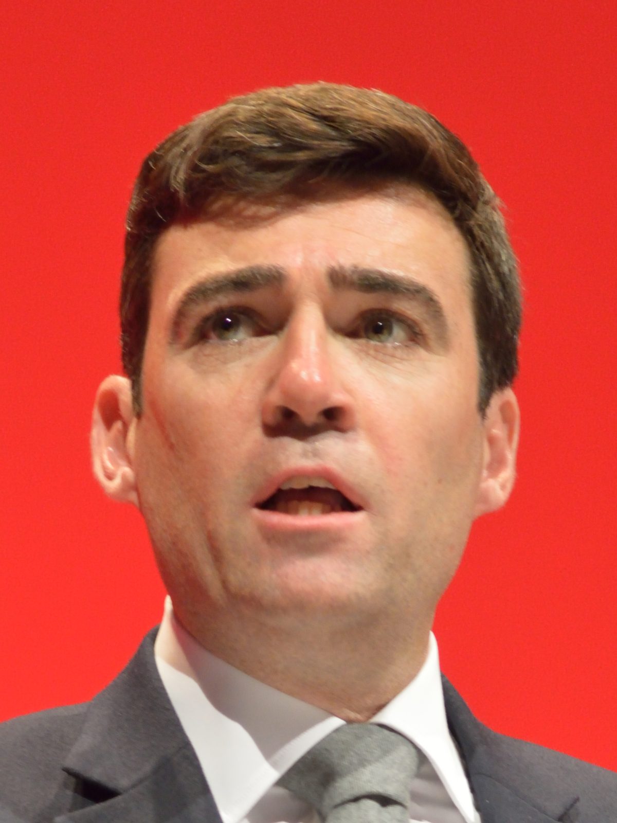 Andy Burnham speaking at the 2016 Labour Party Conference