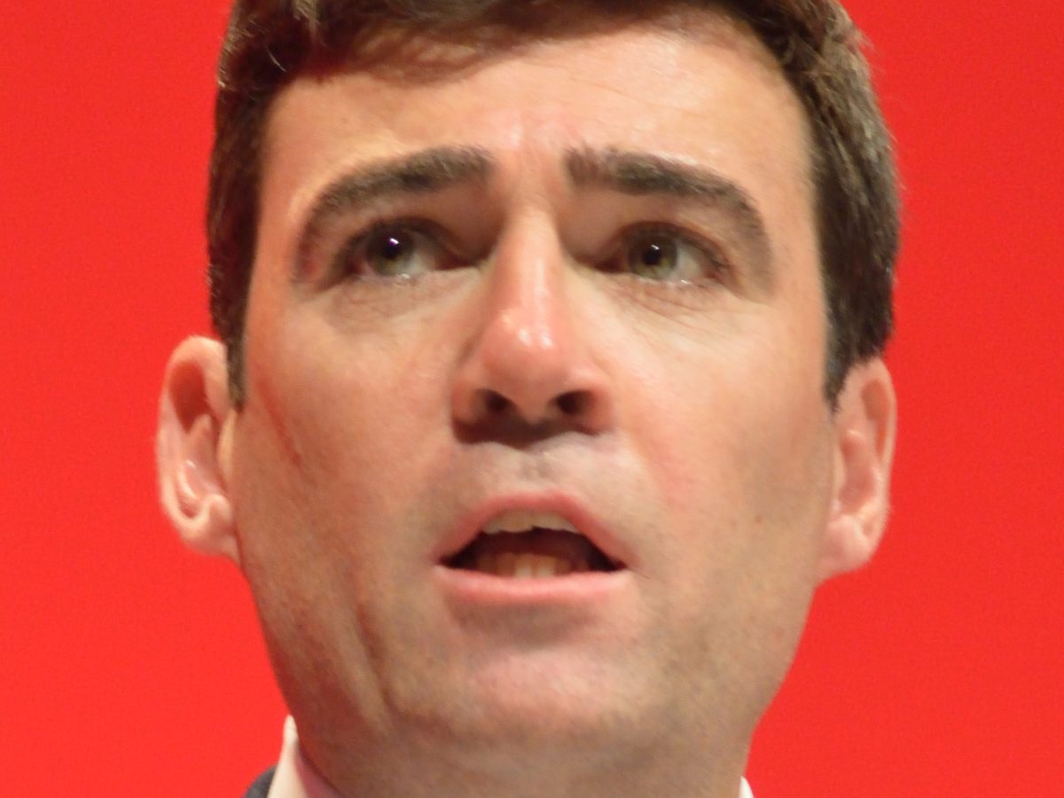 Andy Burnham speaking at the 2016 Labour Party Conference