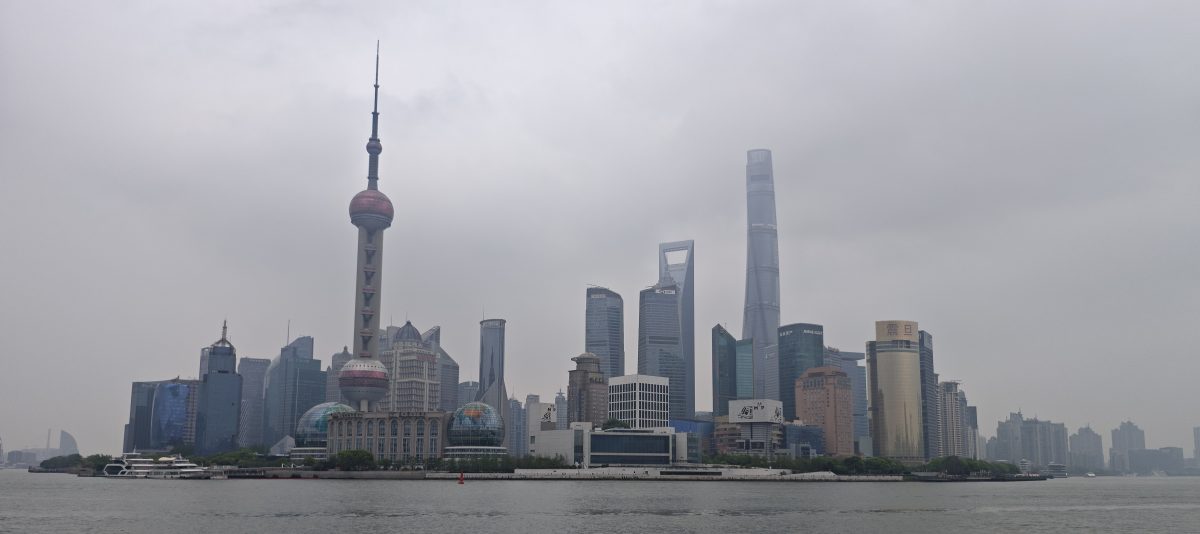 Pudong financial district skyline viewed from The Bund, Shanghai