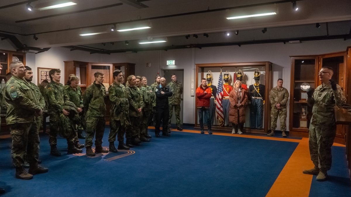 German Bundeswehr soldiers during a joint exercise with US forces