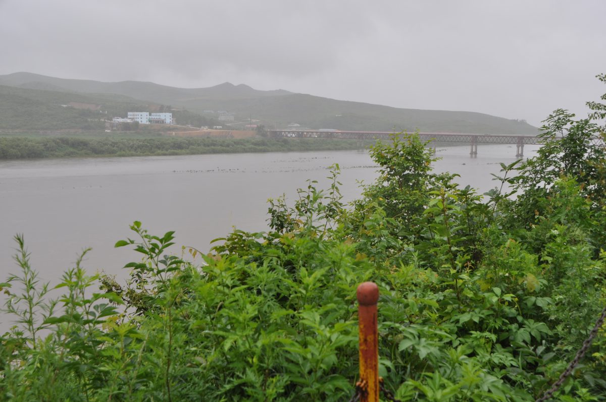 Tumen River bridge connecting China and North Korea