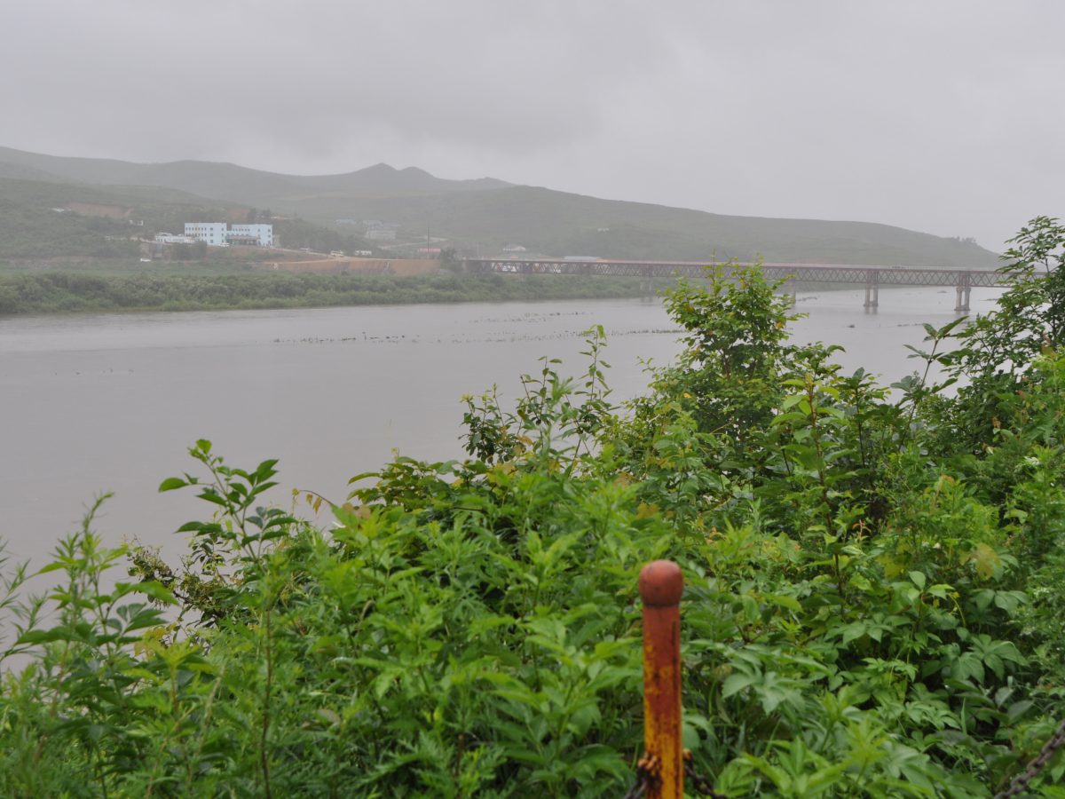 Tumen River bridge connecting China and North Korea