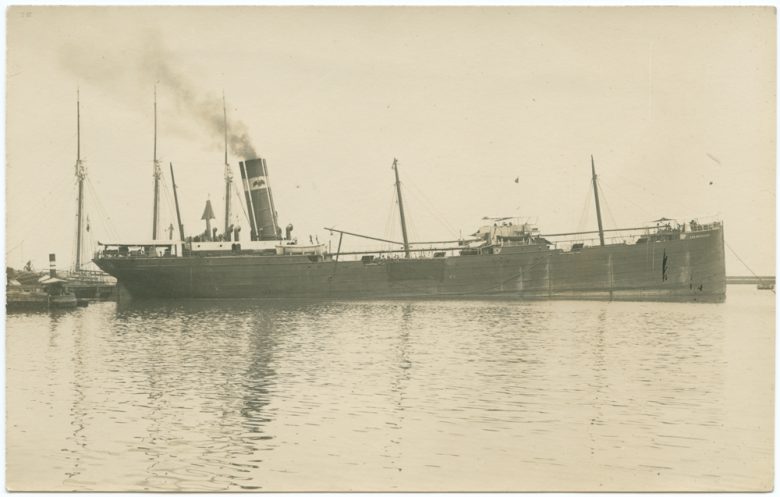 Oil tanker at sea