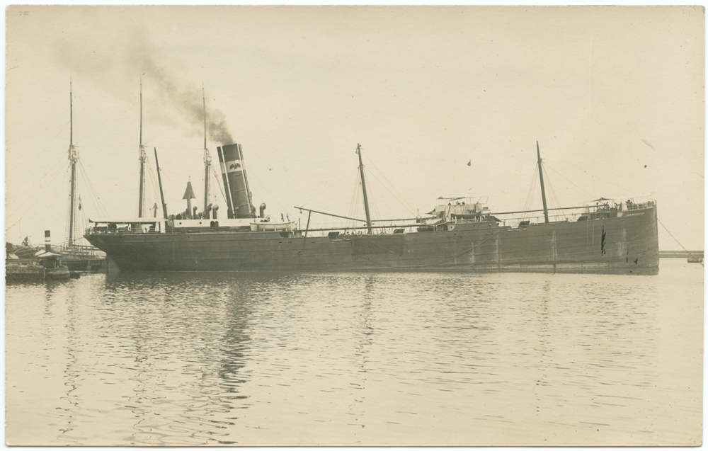 Oil tanker at sea