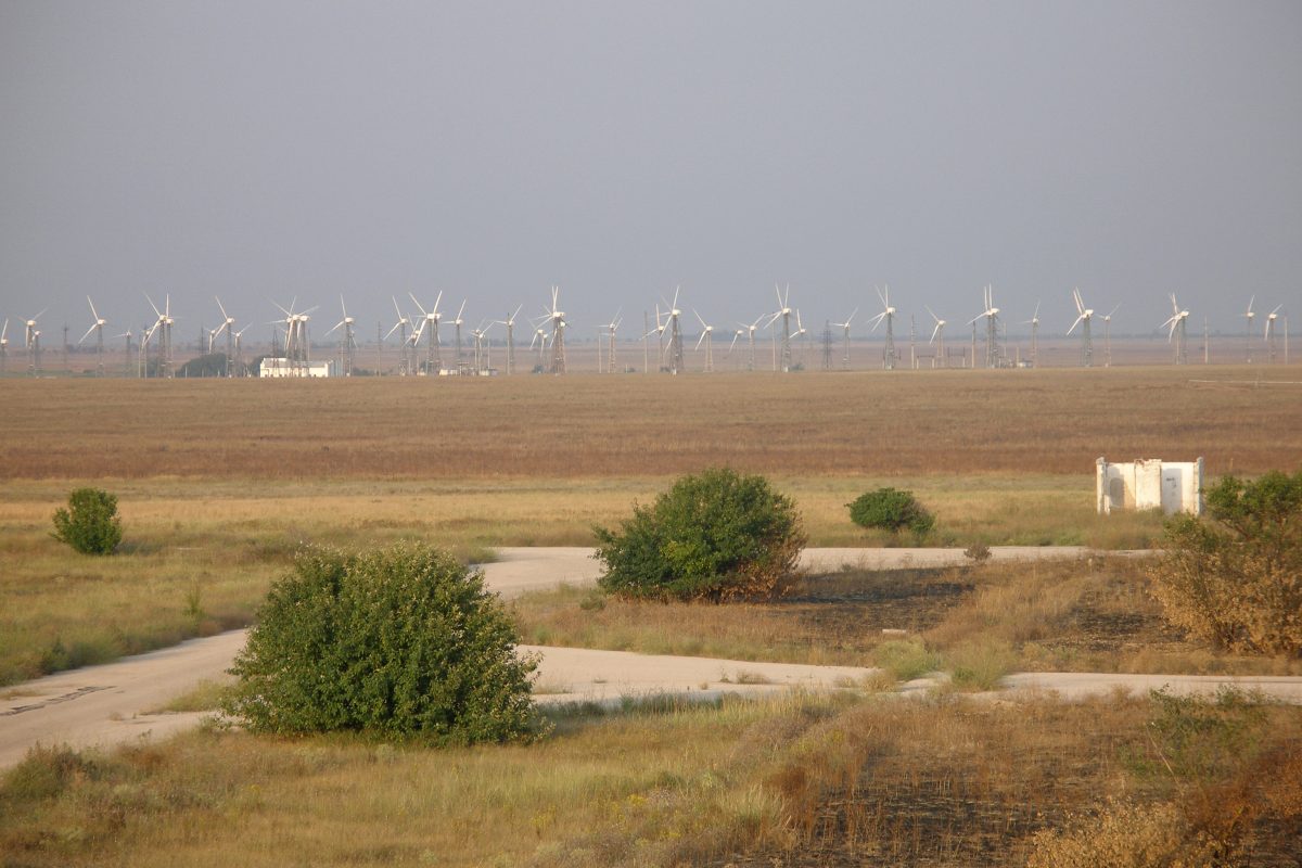 Military airfield on the Crimean peninsula