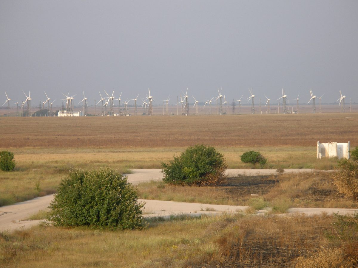 Military airfield on the Crimean peninsula