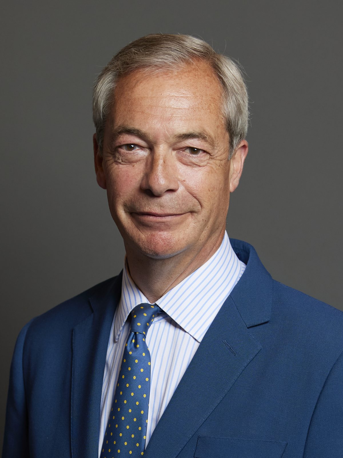 Nigel Farage, leader of Reform UK, official portrait