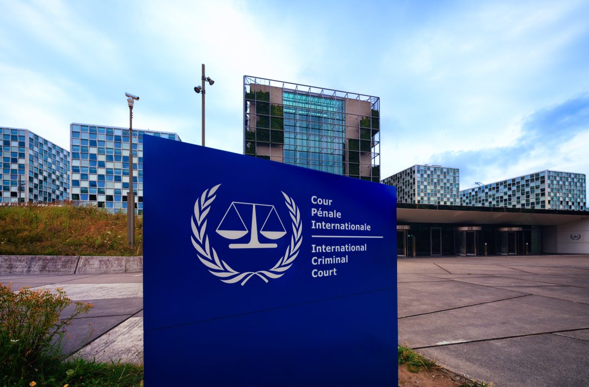 The International Criminal Court building at The Hague, Netherlands