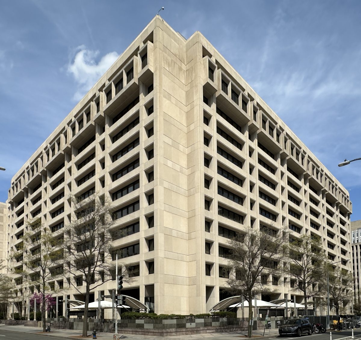 International Monetary Fund headquarters building in Washington DC