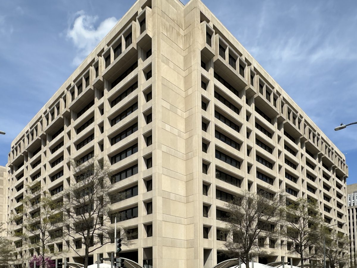 International Monetary Fund headquarters building in Washington DC