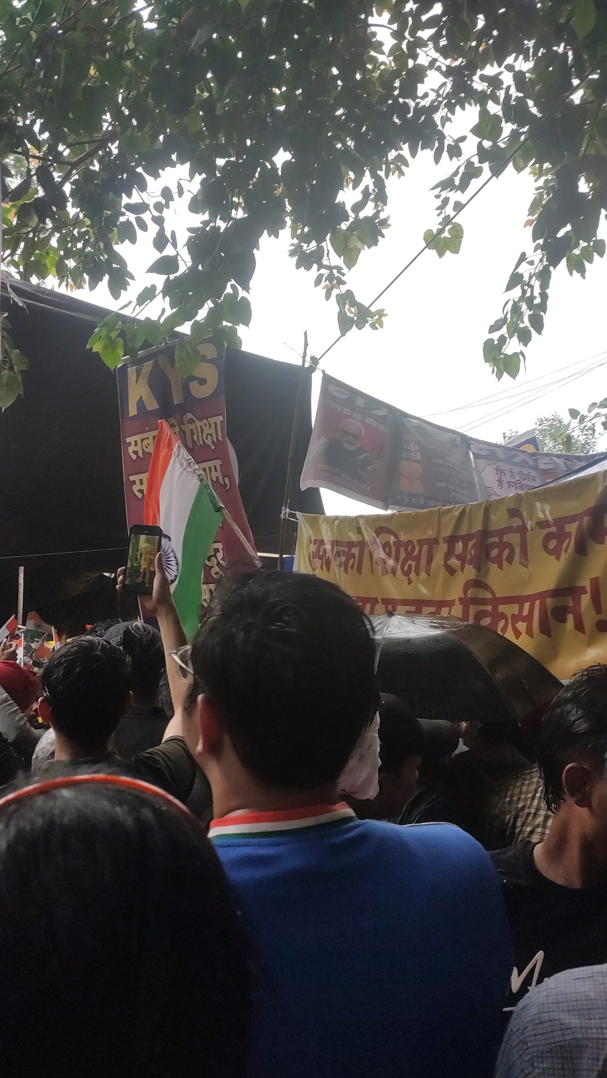Students protest against NEET exam leak at Jantar Mantar, New Delhi, July 20 2026