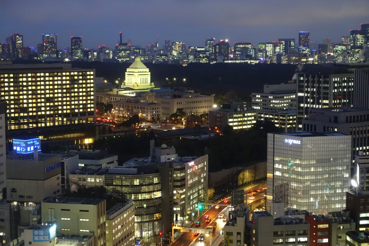 Japan National Diet Building in Tokyo, seat of the Japanese parliament