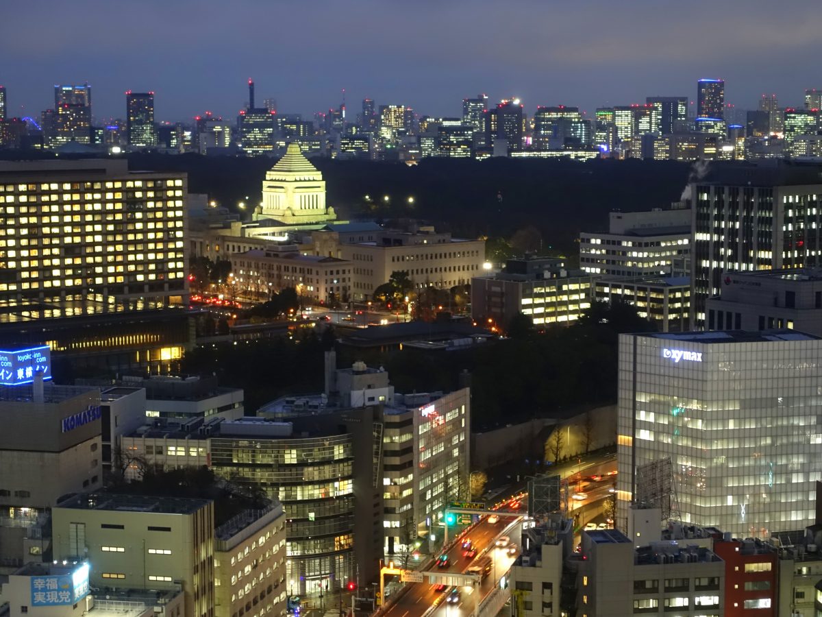 Japan National Diet Building in Tokyo, seat of the Japanese parliament