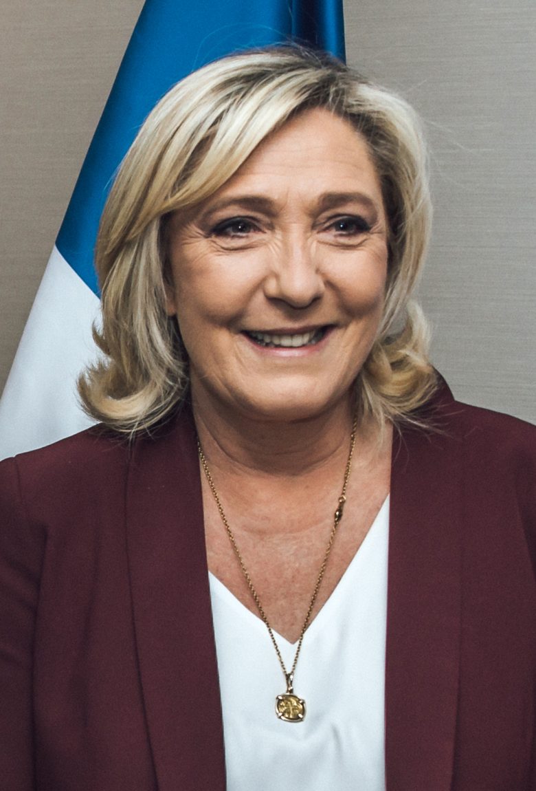 Marine Le Pen, leader of France's National Rally party, in 2022