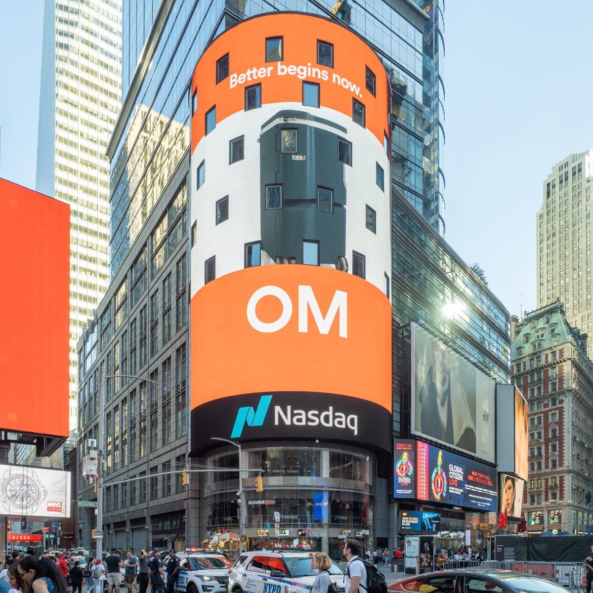 The Nasdaq MarketSite in Times Square, New York