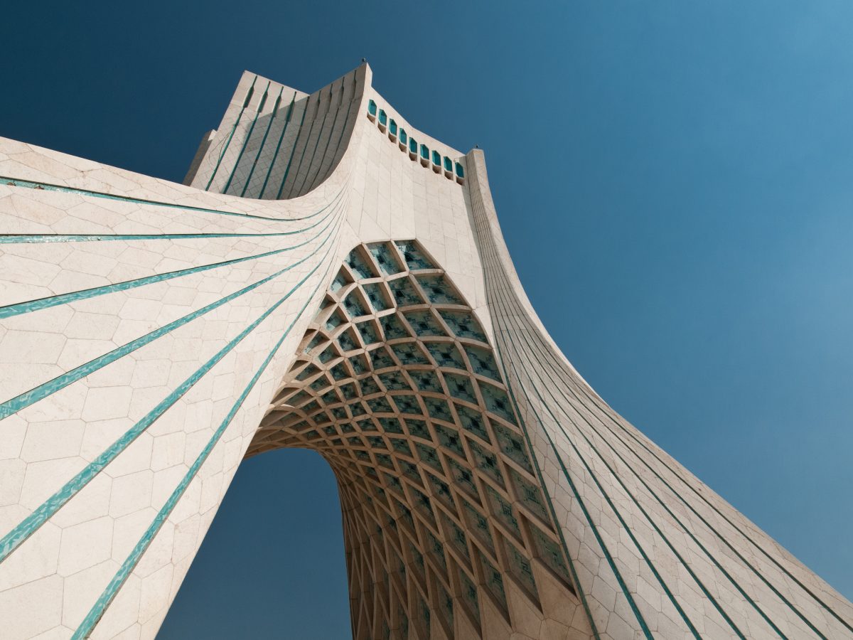 Azadi Tower in Tehran, Iran, a landmark of the Iranian capital