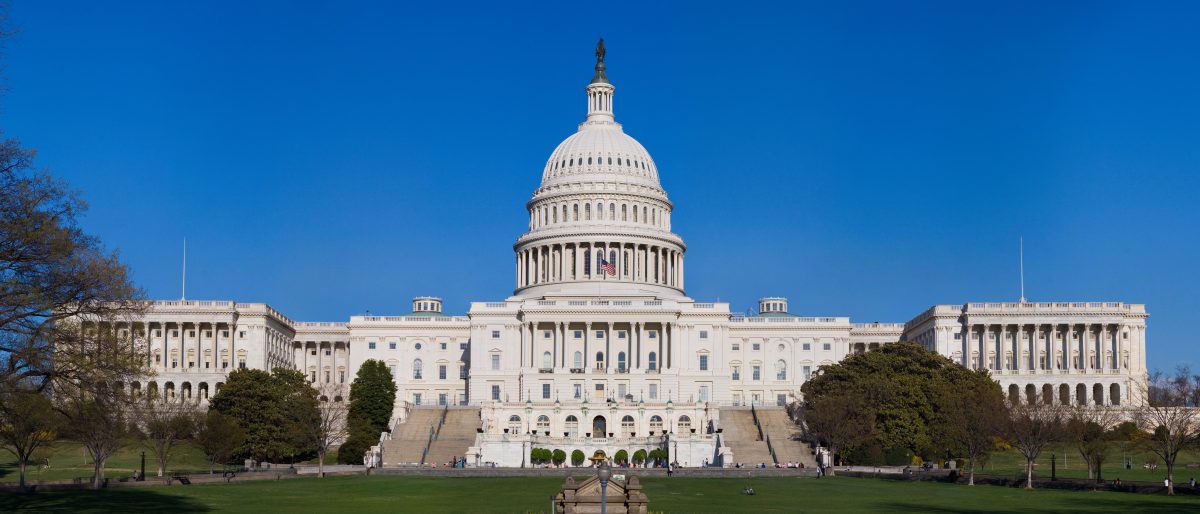 The United States Capitol Building, seat of the US Congress