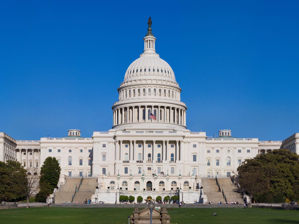 The United States Capitol Building, seat of the US Congress