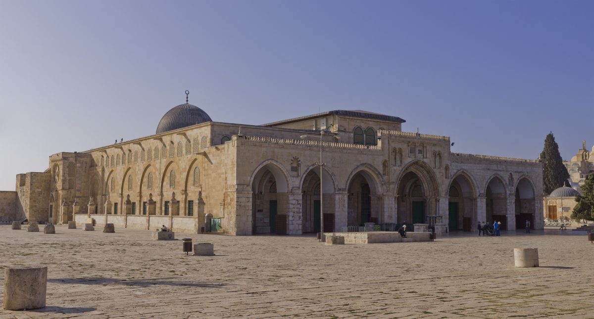 Al-Aqsa Mosque on the Temple Mount in Jerusalem