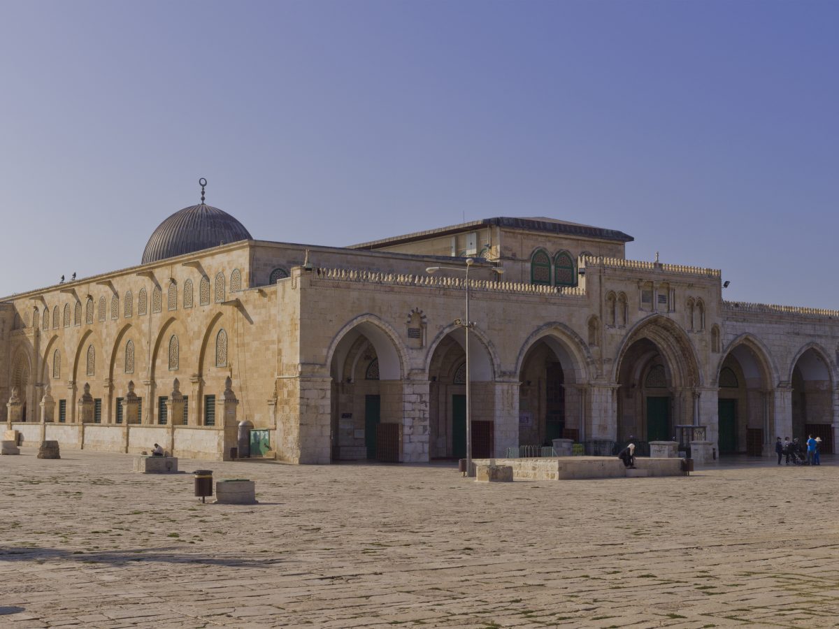 Al-Aqsa Mosque on the Temple Mount in Jerusalem
