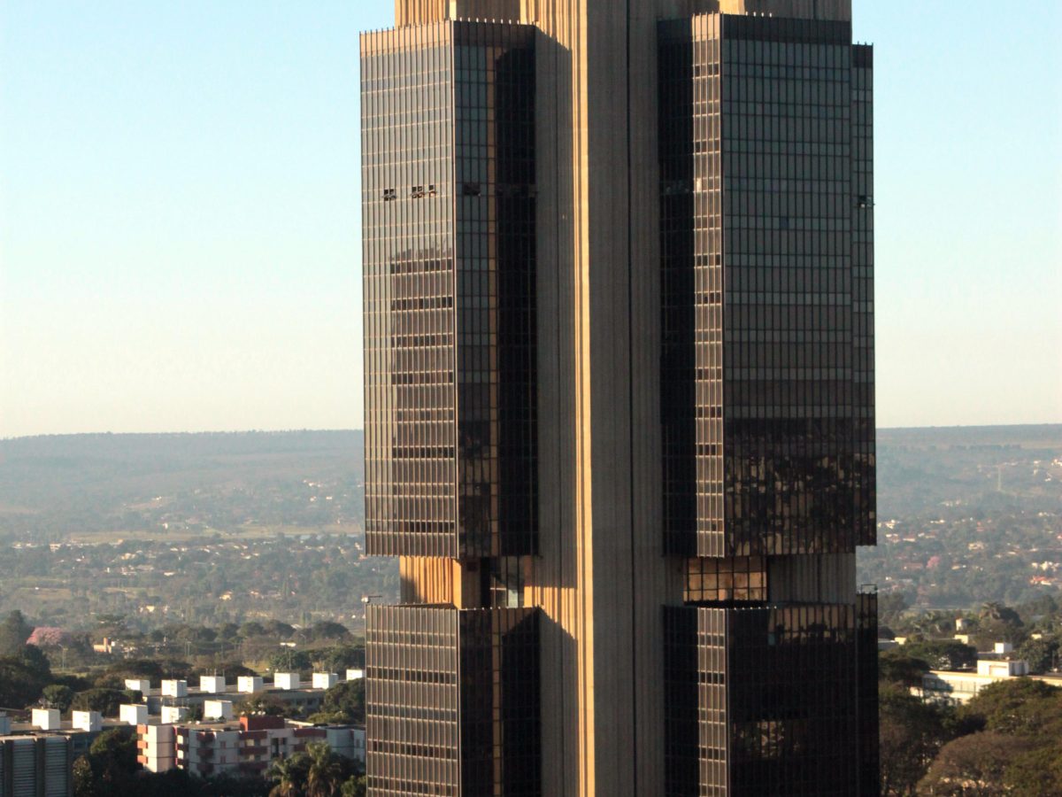 The Banco Central do Brasil headquarters building in Brasília
