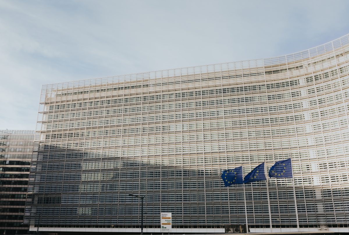 The Berlaymont building, seat of the European Commission in Brussels, Belgium