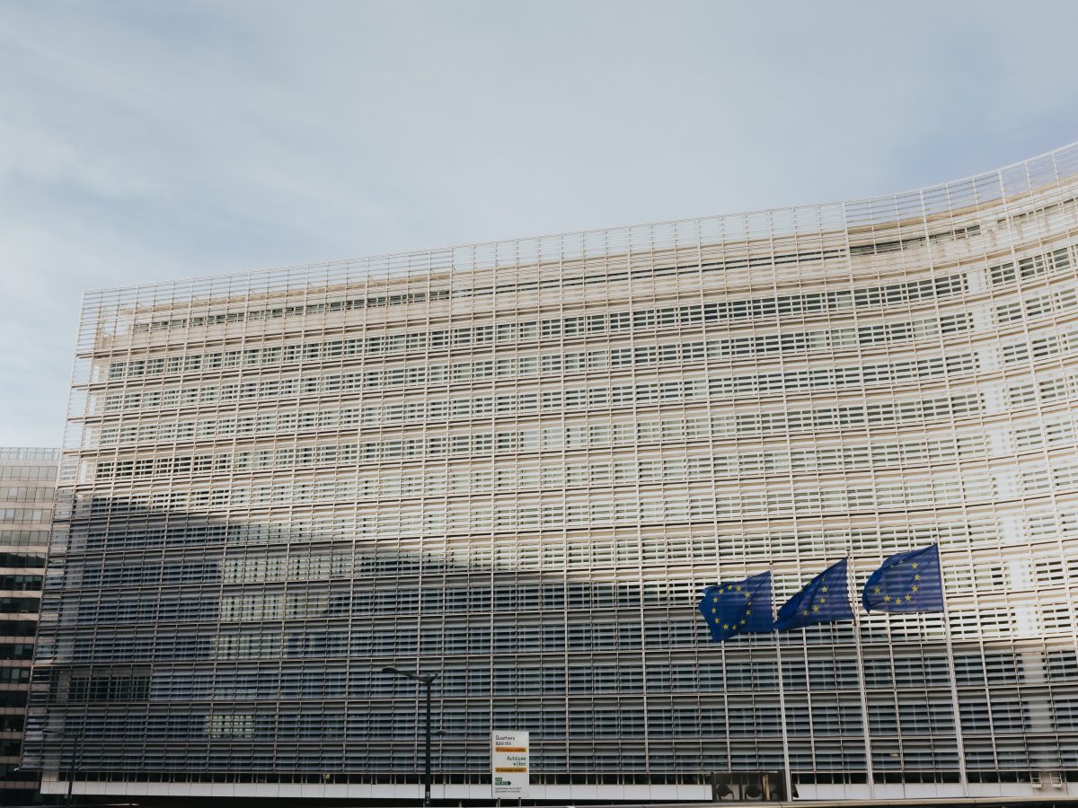 The Berlaymont building, seat of the European Commission in Brussels, Belgium