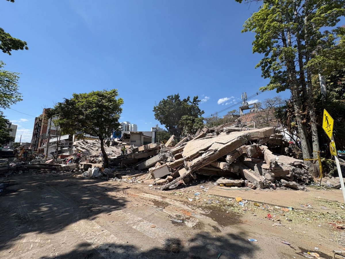 Earthquake damage in Cali, Colombia after the August 2026 magnitude 7.4 earthquake