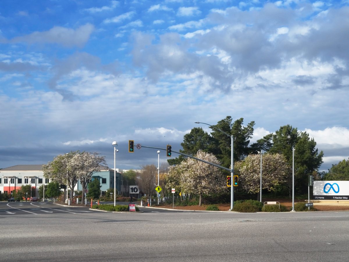 Meta Platforms headquarters campus in Menlo Park, California