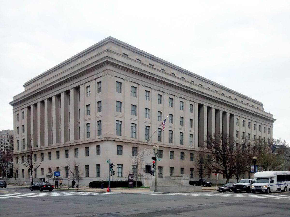 The Federal Trade Commission headquarters building in Washington D.C.