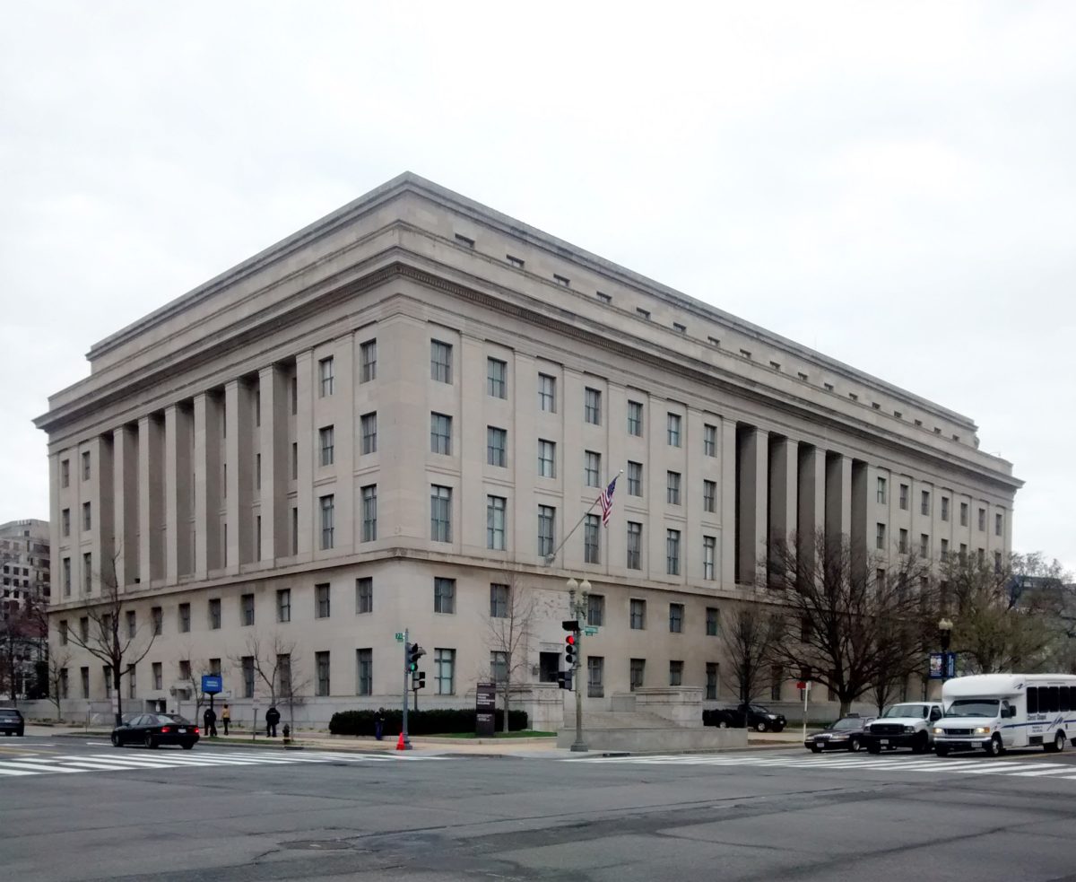 The Federal Trade Commission headquarters building in Washington D.C.