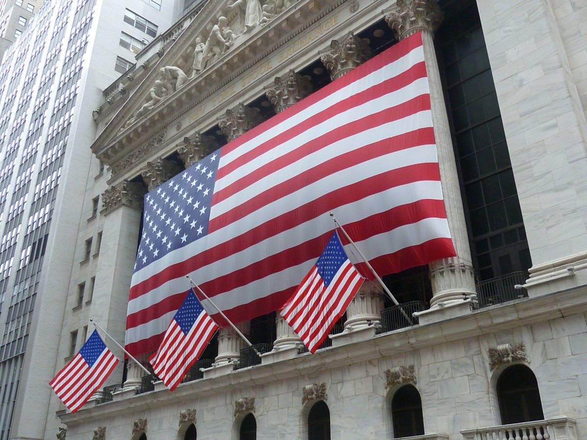 New York Stock Exchange building on Wall Street